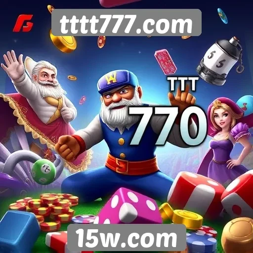 Variedade de jogos disponíveis no tttt777.com